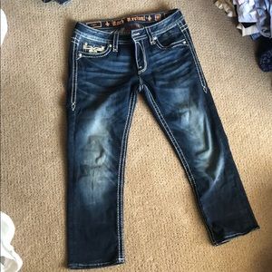 Rock Revival Capri Jeans Size 30